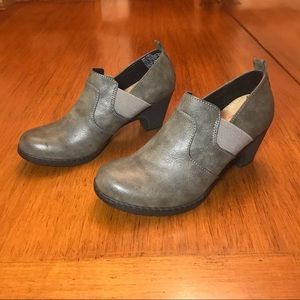 Croft & Barrow Ortholite Gray Heeled Ankle Boots